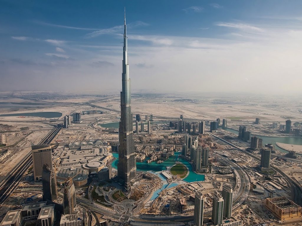 Самый высокий в мире небоскреб - Бурдж Халифа